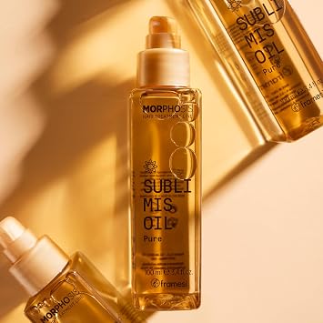 FRAMESI Morphosis Sublimis Pure Hair Oil 3.4 fl oz, Moisturizes and Revitalizes Hair, Natural Ingredients, Color Safe