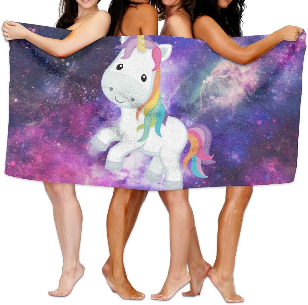 Unisex Unicorn Beach Towels Bath Towels For Teen Girls Adults Travel Towel Pool And Gym Use 31x51 Inches