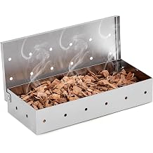 Smoker Box for Gas or Charcoal Grills, Premium Stainless Steel Build