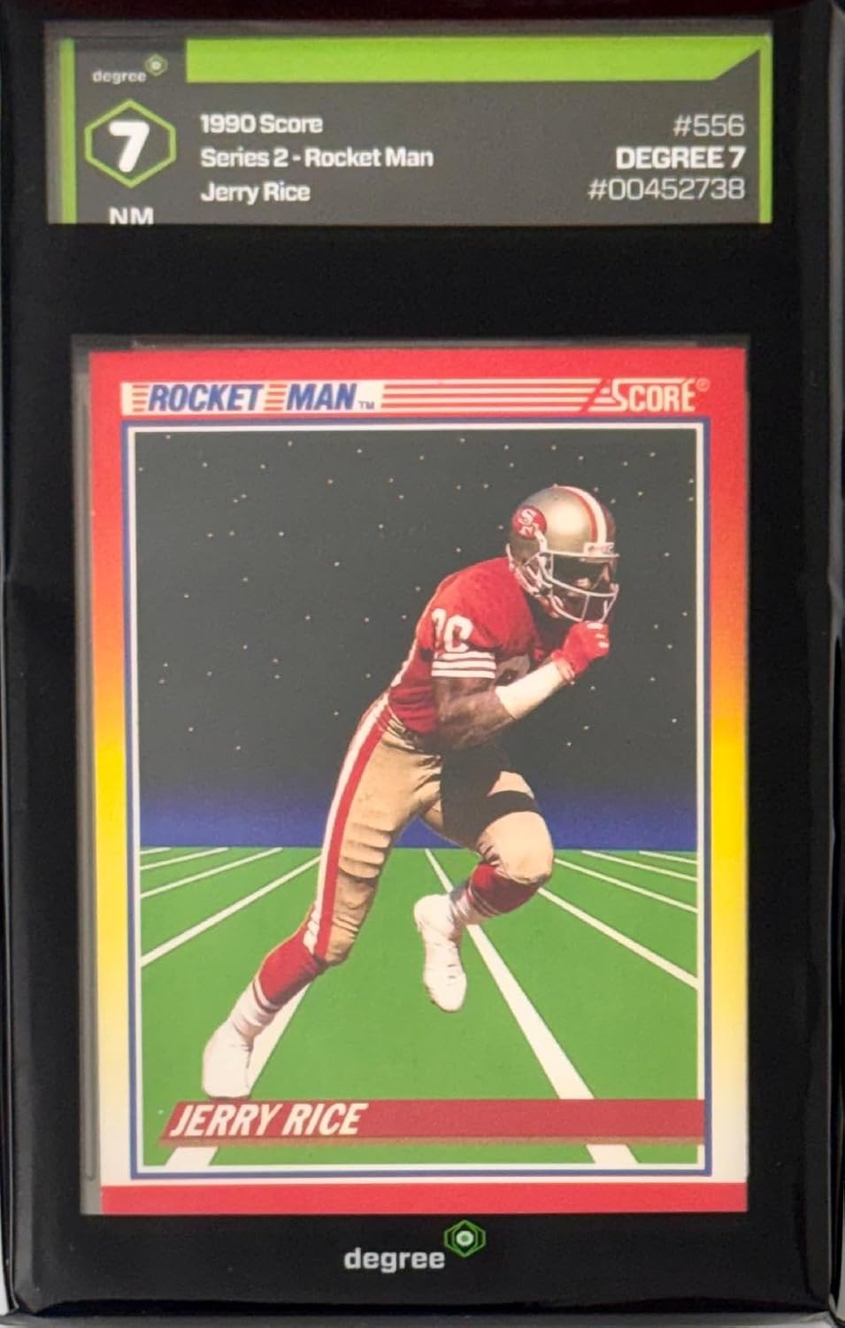 Jerry Rice 1990 Score Rocket Man #556 Degree 7 + Upper Deck 40 Years Pros & Prospects Football Card Lot