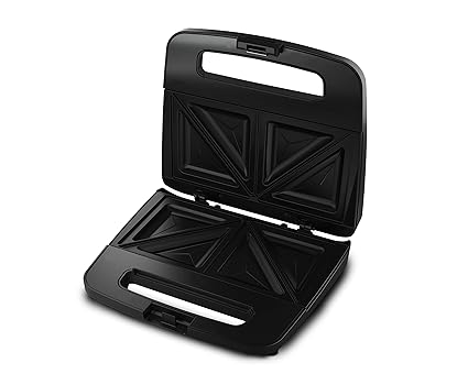 Philips Domestic Appliances HD2288/00 XL Sized Sandwich Maker, Black with Metallic Finish