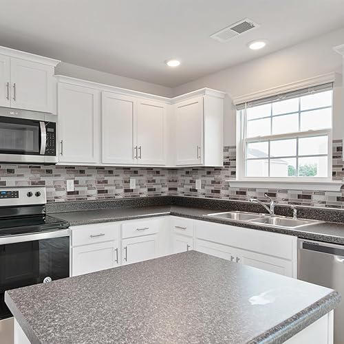 Miniatura 7 de Art3d Azulejos autoadhesivos para salpicaduras de cocina, 10 hojas autoadhesivas extraíbles para pegar en azulejos de pared de vinilo, 12 x 12