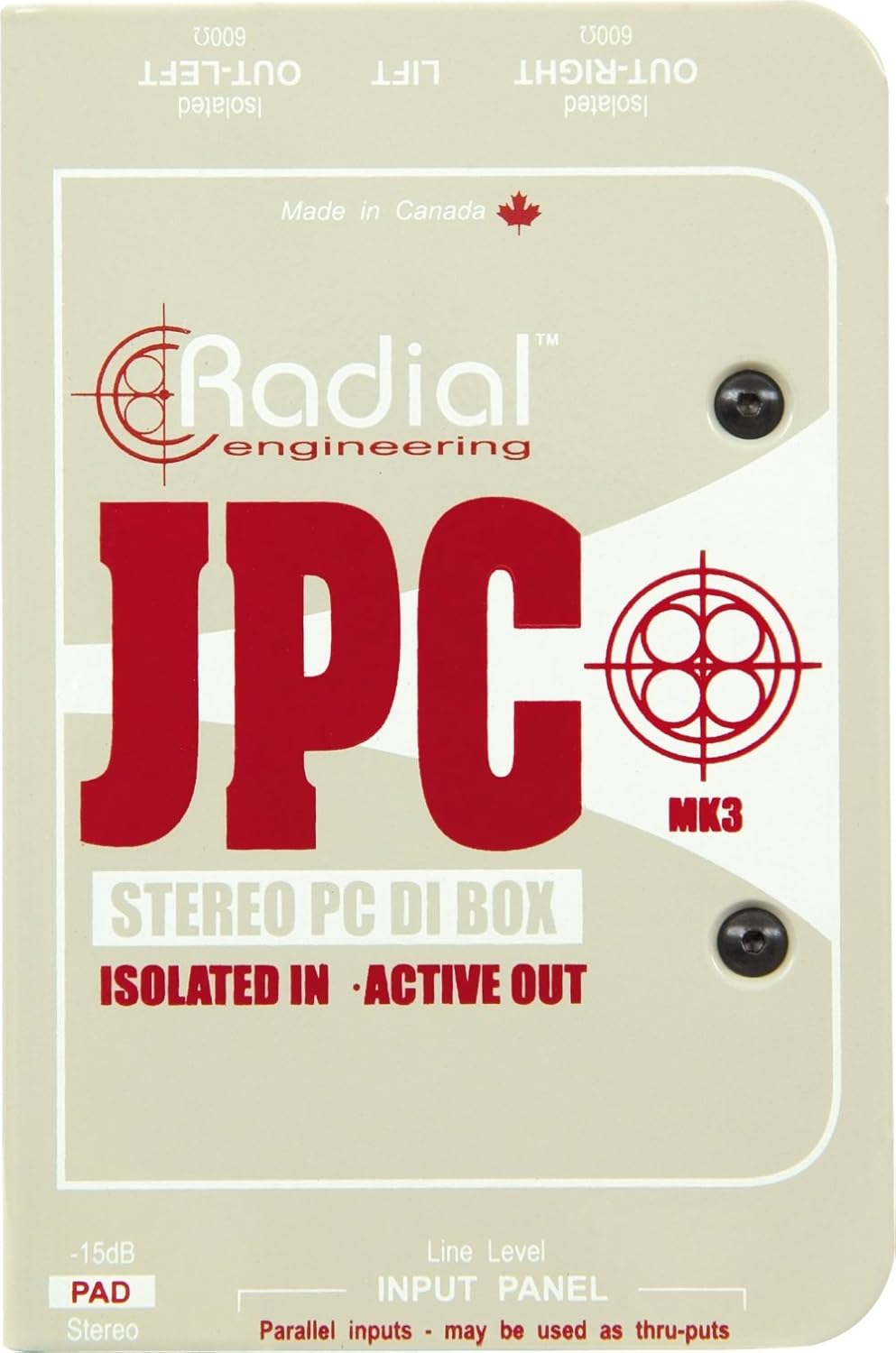 Radial JPC Stereo PCAV Direct Box DI Box Amazon.co.uk Musical