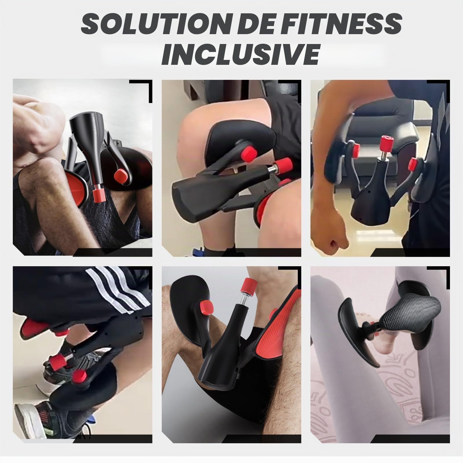 Entraîneur de plancher pelvien à résistance réglable avec compteur, maître de cuisse de 45 kg pour exercices intérieurs de cuisse, hanches et Kegel, équipement d'entraînement à domicile pour homme et