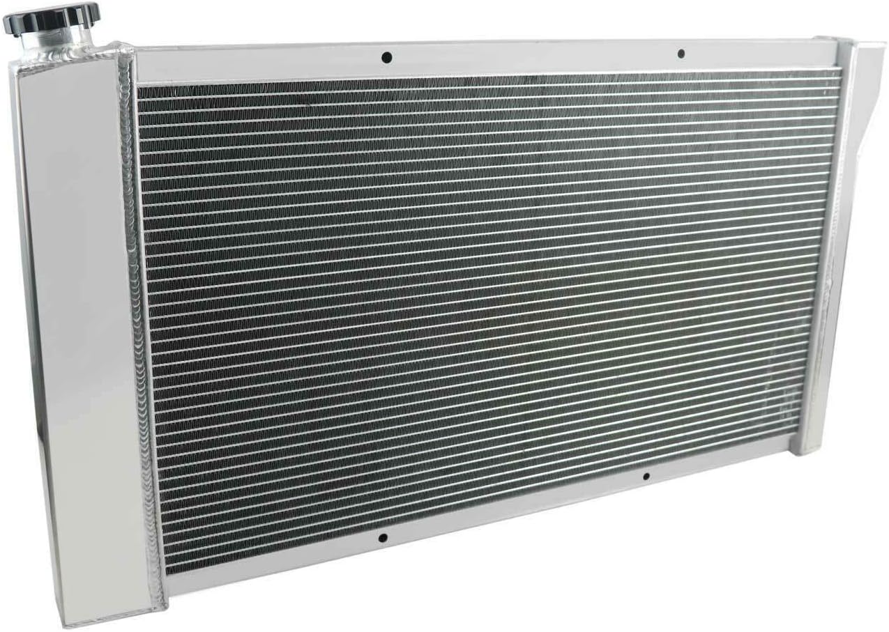 3 Row Aluminum Radiator For 1967-1972 Chevy C/G/K/P 10 20 30 series Radiador for 67-72 GMC C/G/K/P series Radiators Shroud 2x12 Fans Thermostat Relay Kit 1968 1969 1970 1971 1973 68 69 70 71