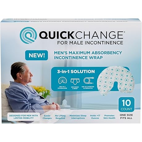 QuickChange Men's Liberty Incontinence Device: Discretion, Comfort, and Confidence for Incontinence Management