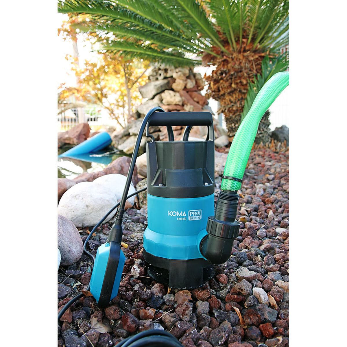 BOMBA PARA EXTRACCION DE AGUA SUCIA 400W 17x33cm KOMA TOOLS