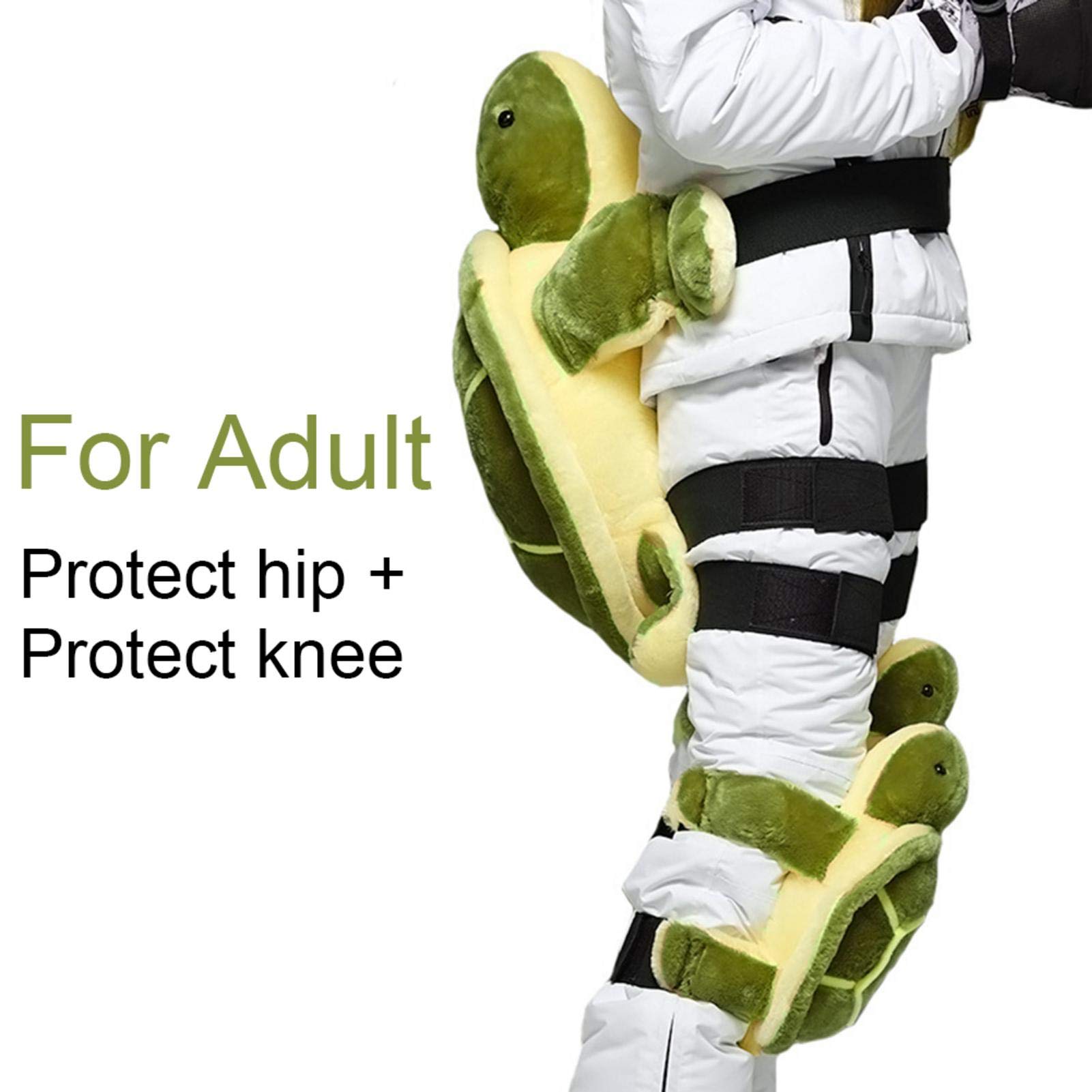 Turtle Hip Pad Schildpad Kussen Pad, Hip Staartbeen Bescherming Leuke Schildpad Kussen Pad Knie Gear Schokbestendig Voor Skiën Schaatsen Snowboard Hockey Voetbal Gebruik, Groen