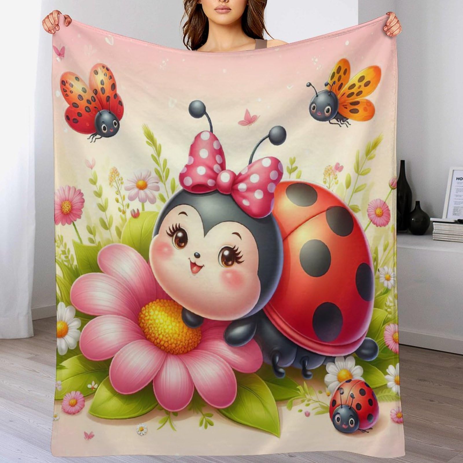 Manta de franela de forro polar muy suave mullida cálida para cama gris