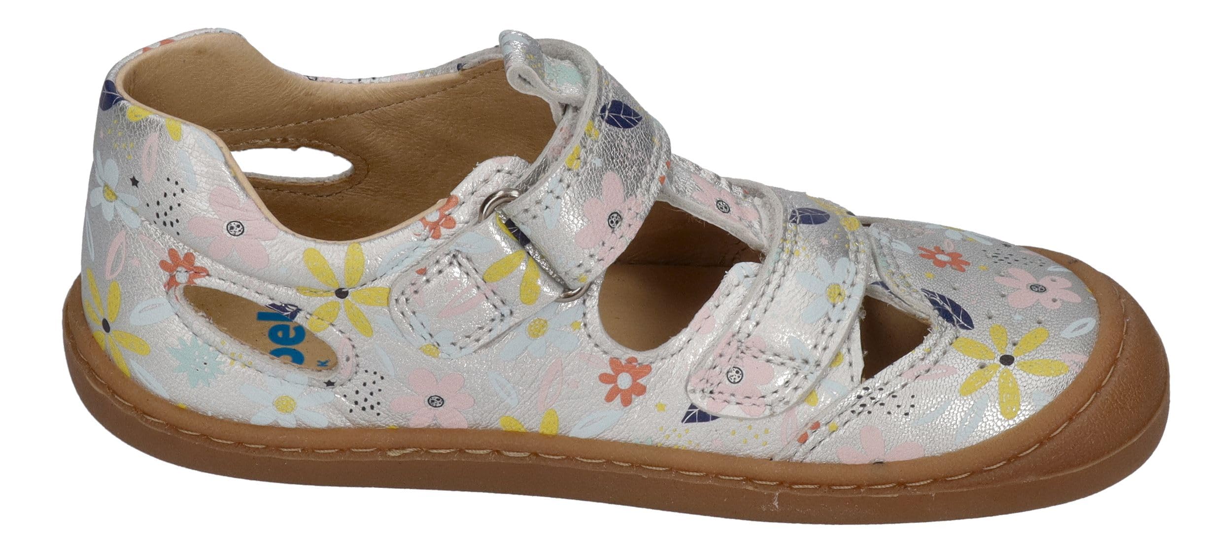 KOEL Barefoot Kinder Sneakers Sandalen BEP Prints - Silver