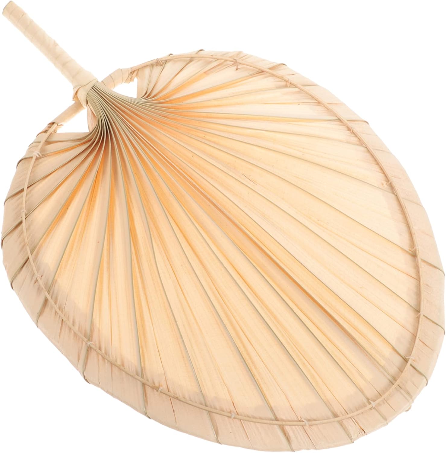 4pcs Handmade Palm Leaf Fan Vintage Chinese Style Hand Fan Natural Decorative