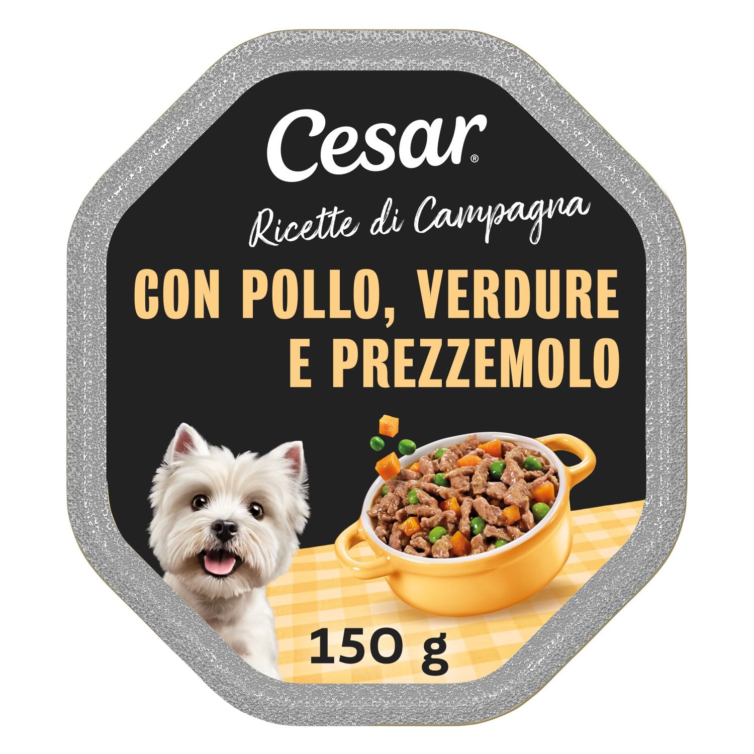 Cesar Ricette di Campagna con Pollo e Misto di Verdurine 14 Vaschette