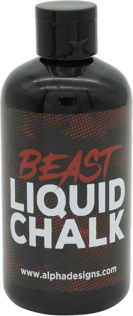 Alpha Designs 'BEAST' Liquid Chalk | Weightlifting, Gym, Rock Climbing, Gymnastics and more. - 250ml