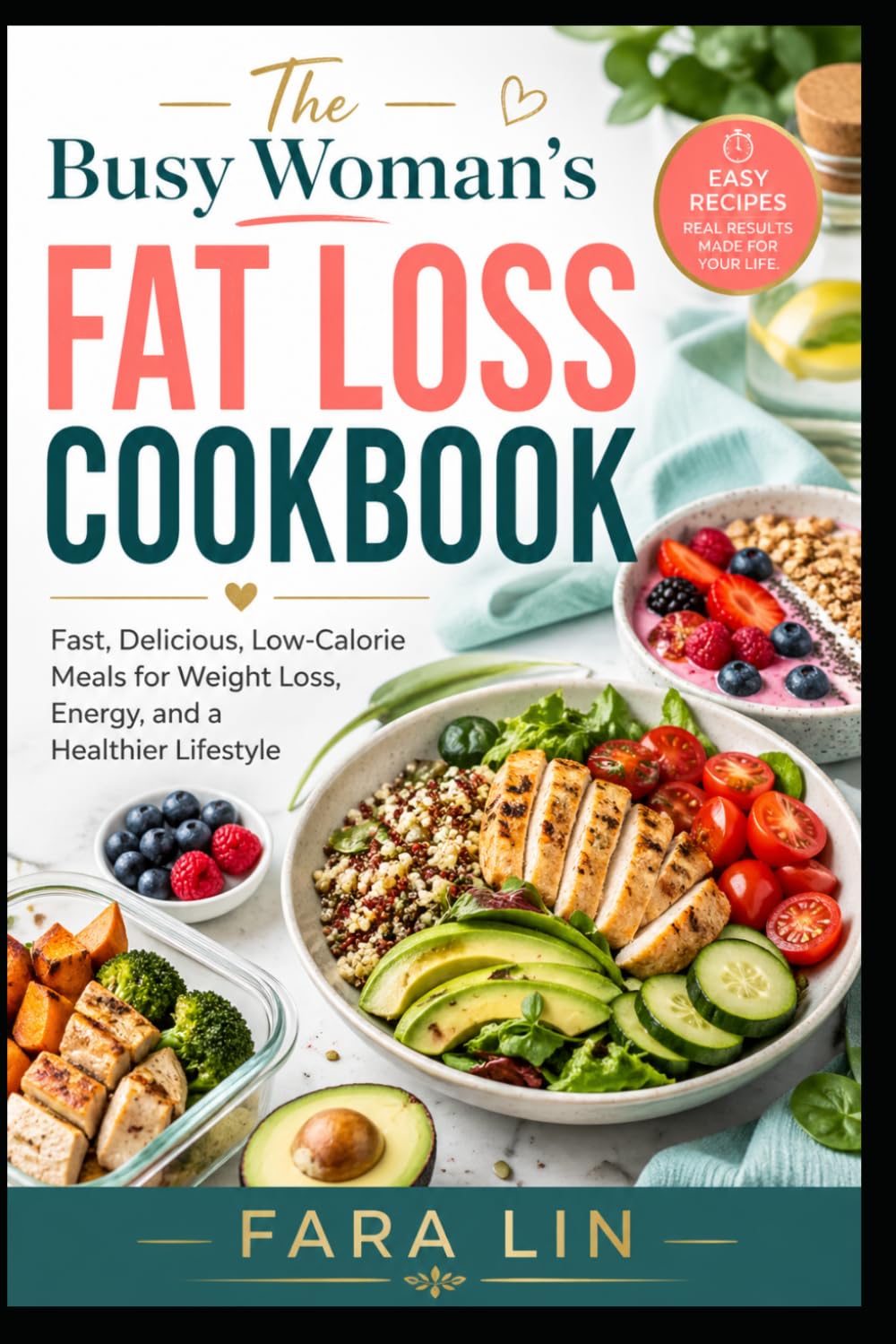 The Busy Woman’s Fat Loss Cookbook: Fast, Delicious, Low-Calorie Meals for Weight Loss, Energy, and a Healthier Lifestyle