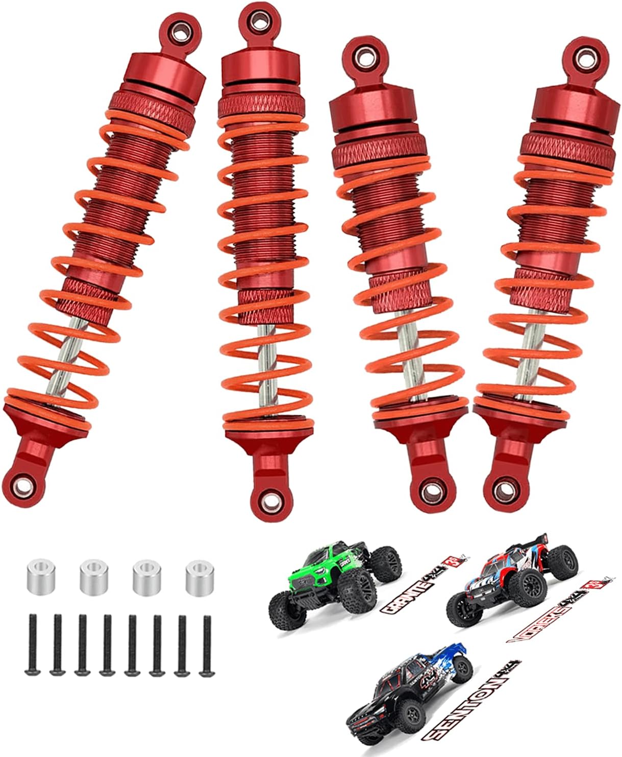 Rcarmumb RC Shocks Upgrades Part for 1/10 Arrma Granite 4X4