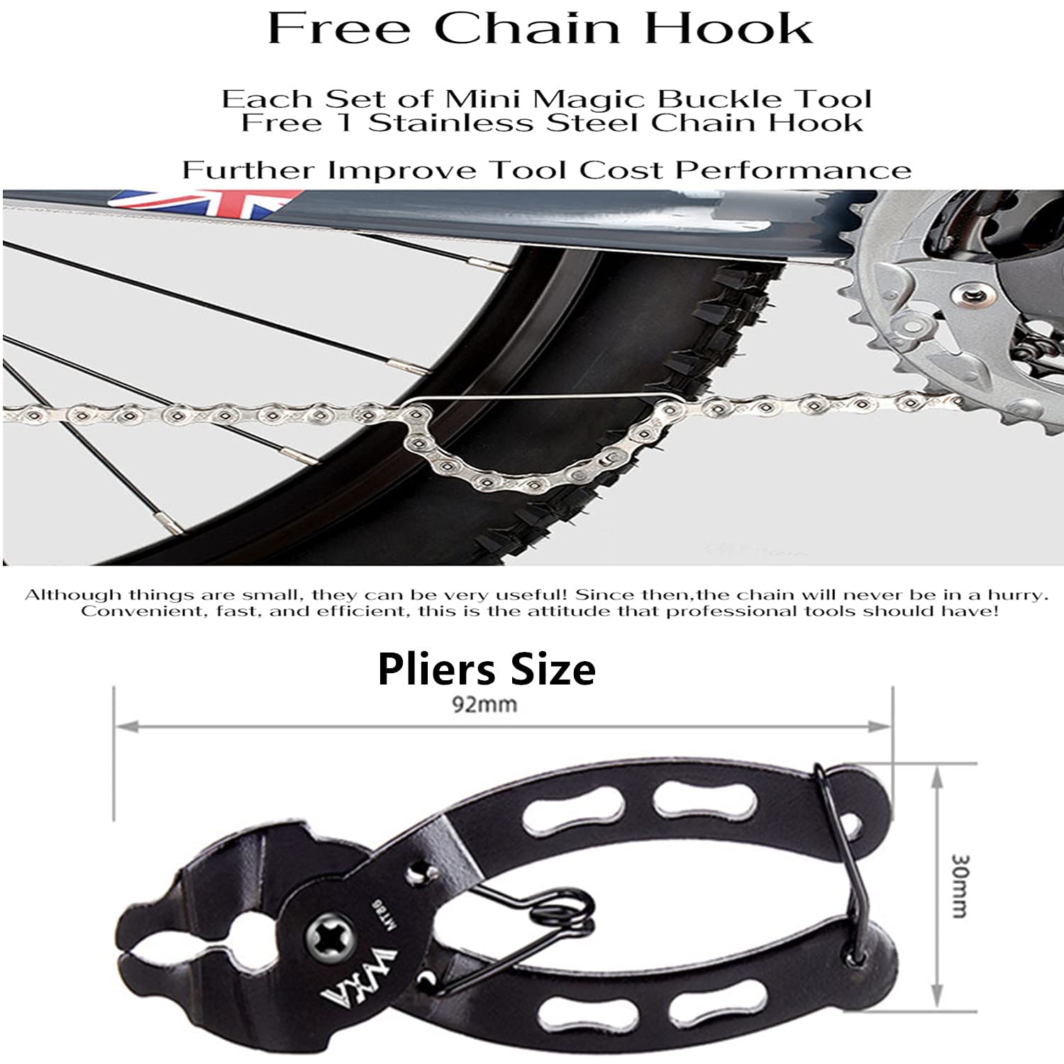 YBEKI Catena per bicicletta colorata 6/7/8 in acciaio al carbonio – 11.500 PSI resistenza alla trazione | 1/2" x 11/128" pollici 116 maglie con 3× PowerLock+attrezzo | Compatibile con 6 – 8 marce MTB
