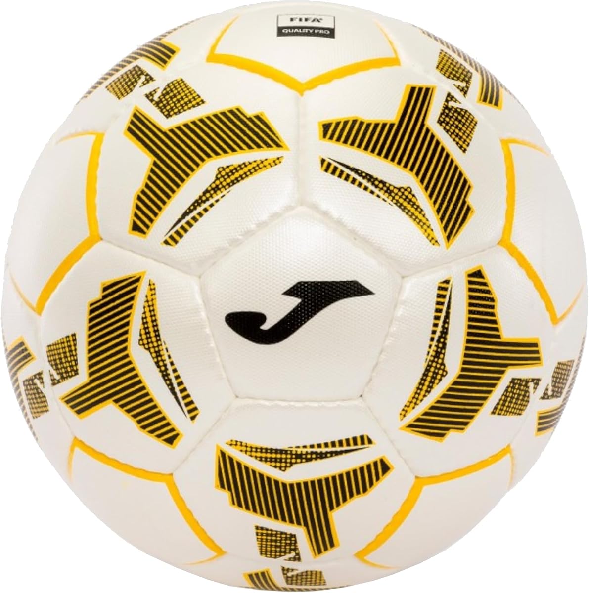 Joma Flame III FIFA Quality Pro Ball 400855220, unisex, balón de fútbol, blanco/amarillo/negro, 5