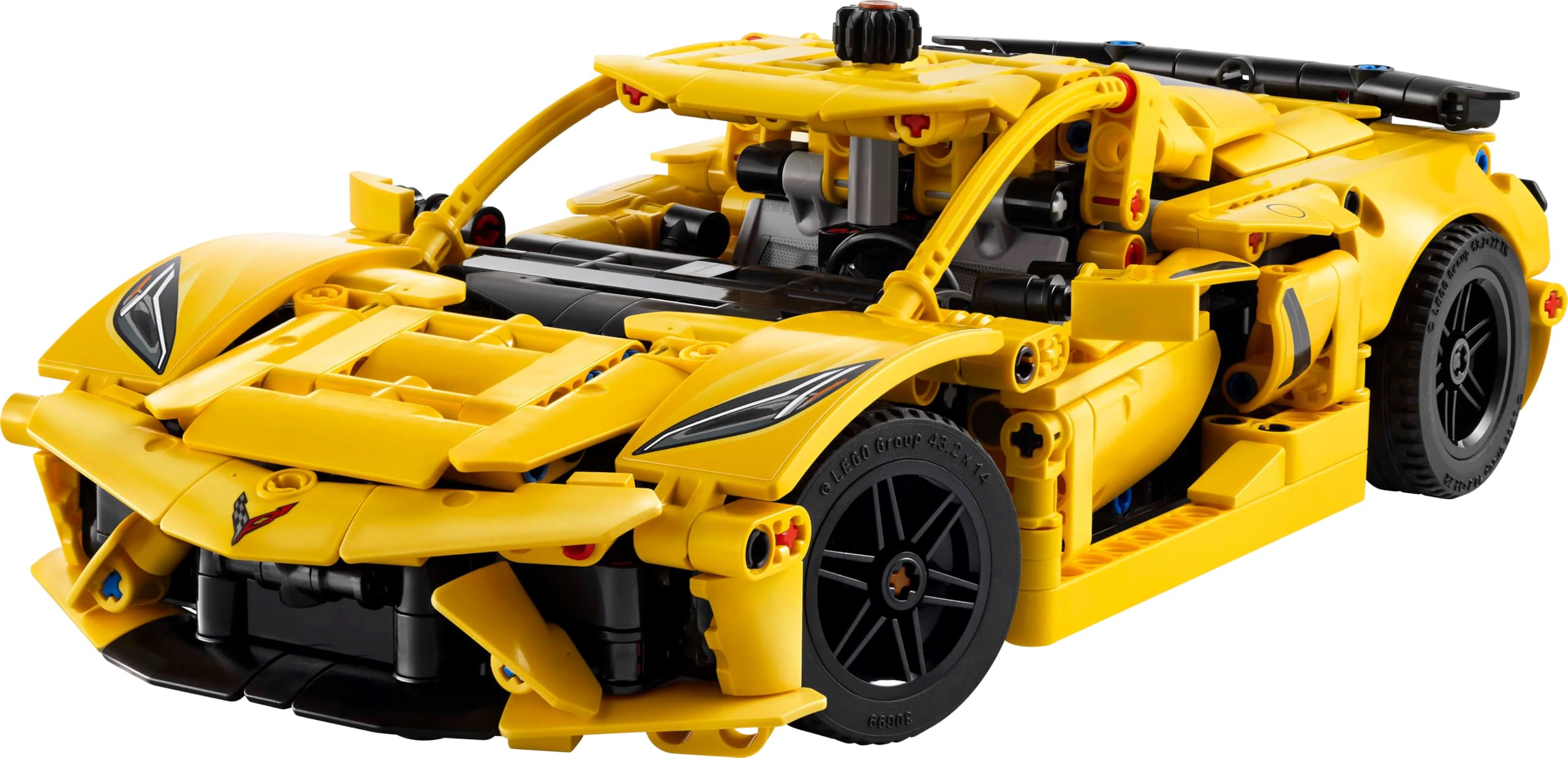 LEGO Technic Chevrolet Corvette Stingray 42205 | Model samochodu, klocki konstrukcyjne, prezent dla fana motoryzacji, zabawka edukacyjna dla dzieci 9+, 732 elementy