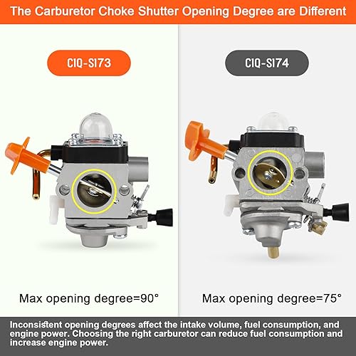 Miniatura 5 de Carburador FS130R para Stihl FS130 FS310 FR130 HT130 KM130 Trimmer Brushcutter S173A 4180-120-0610 Carb w Tune Up Kit
