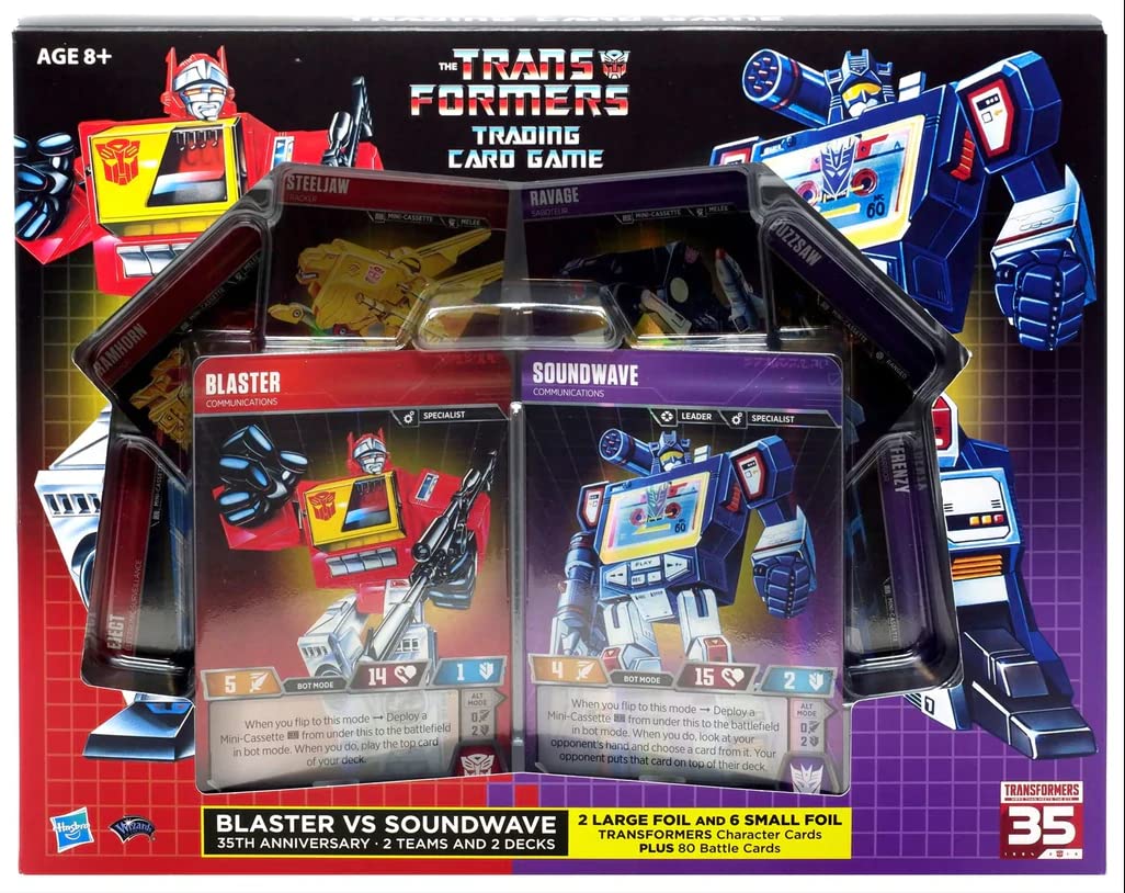 Transformers C71940000 TCG-Blaster vs Soundwave Deck 35th