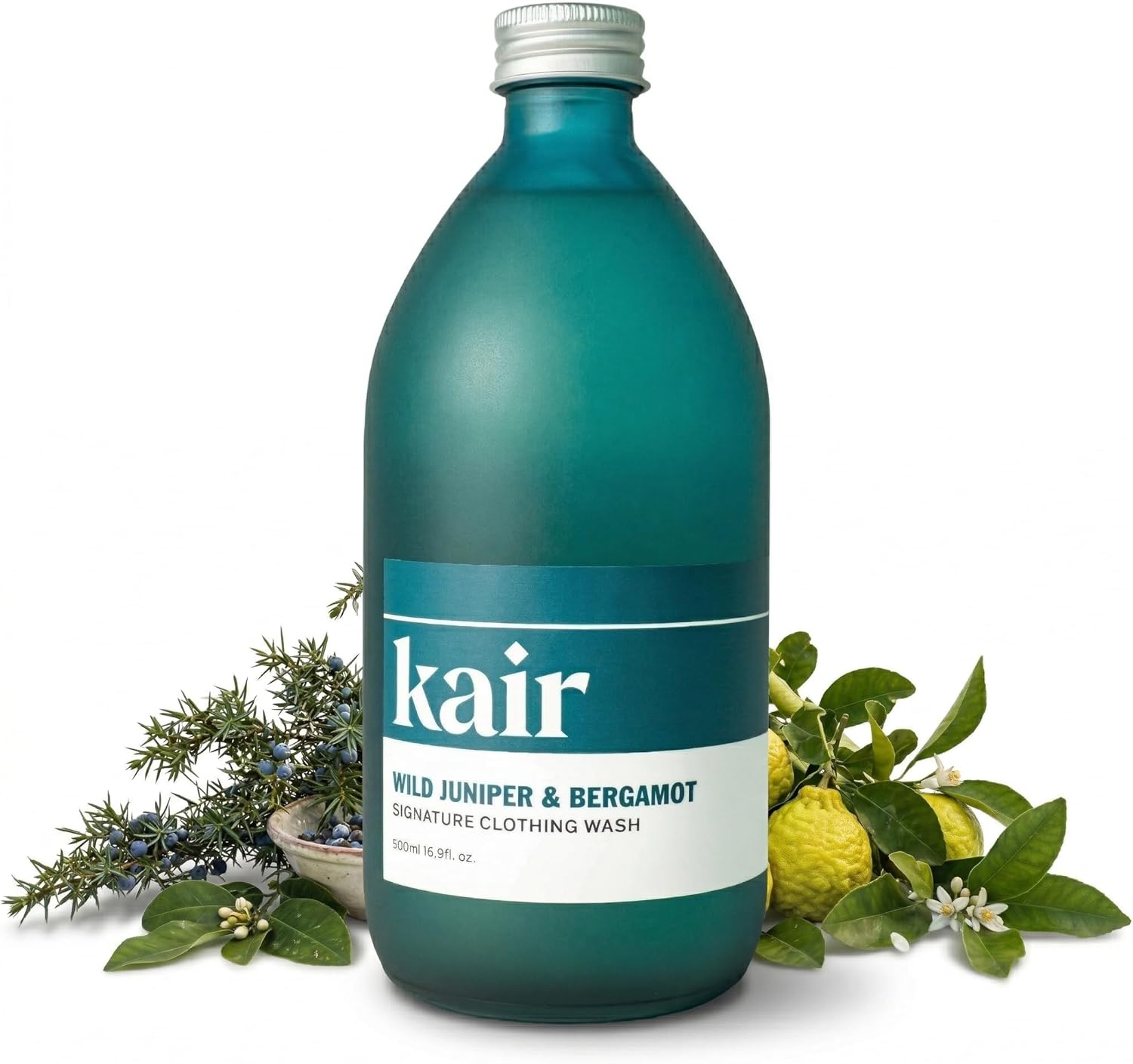 Kair Signature Clothing Wash - Wild Juniper & Bergamot | Plant-Based Laundry Detergent, 16.9 Fl Oz, Vegan, Cruelty-Free, Biodegradable, Deep Cleans & Deodorizes Fabrics