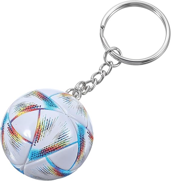 Portachiavi Calcio Bambini e Adulti, Portachiavi Sportivi per Zaino, Cartella e Borse, Accessorio Decorativo e Gadget Calcio, Regalo per Tifosi e Amanti del Calcio, Bomboniere Feste Sportive