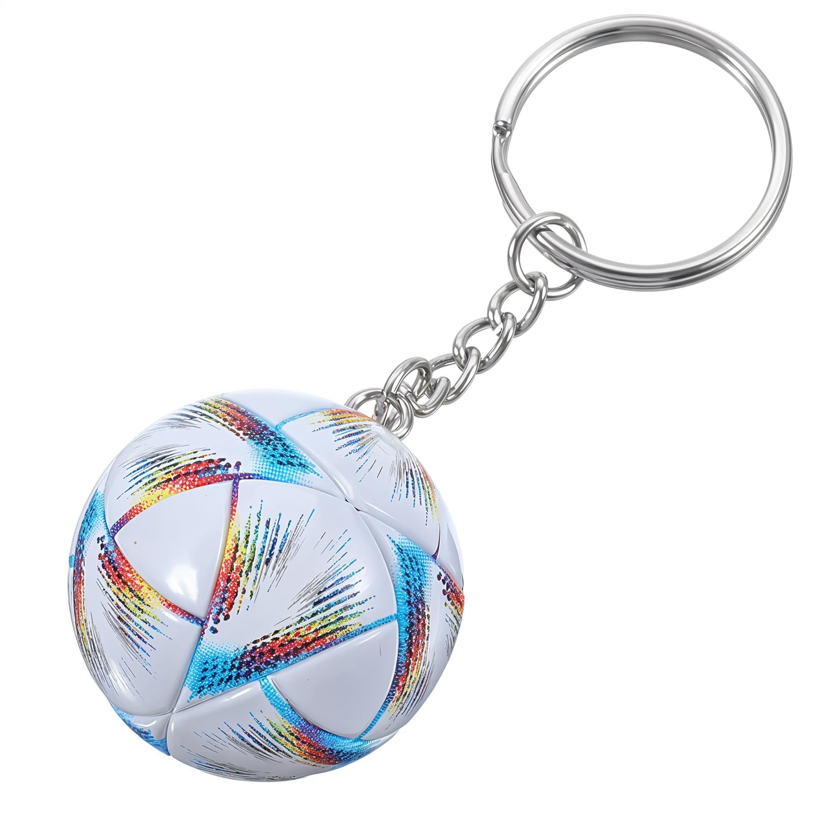 Portachiavi Calcio Bambini e Adulti, Portachiavi Sportivi per Zaino, Cartella e Borse, Accessorio Decorativo e Gadget Calcio, Regalo per Tifosi e Amanti del Calcio, Bomboniere Feste Sportive