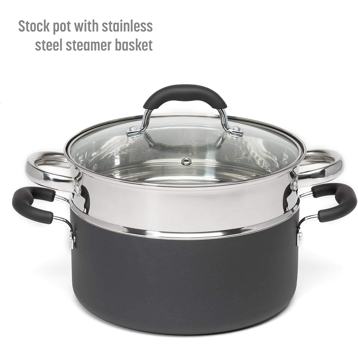 15/mo Finance Goodful Premium Nonstick Pots and Pans Set, Diamond