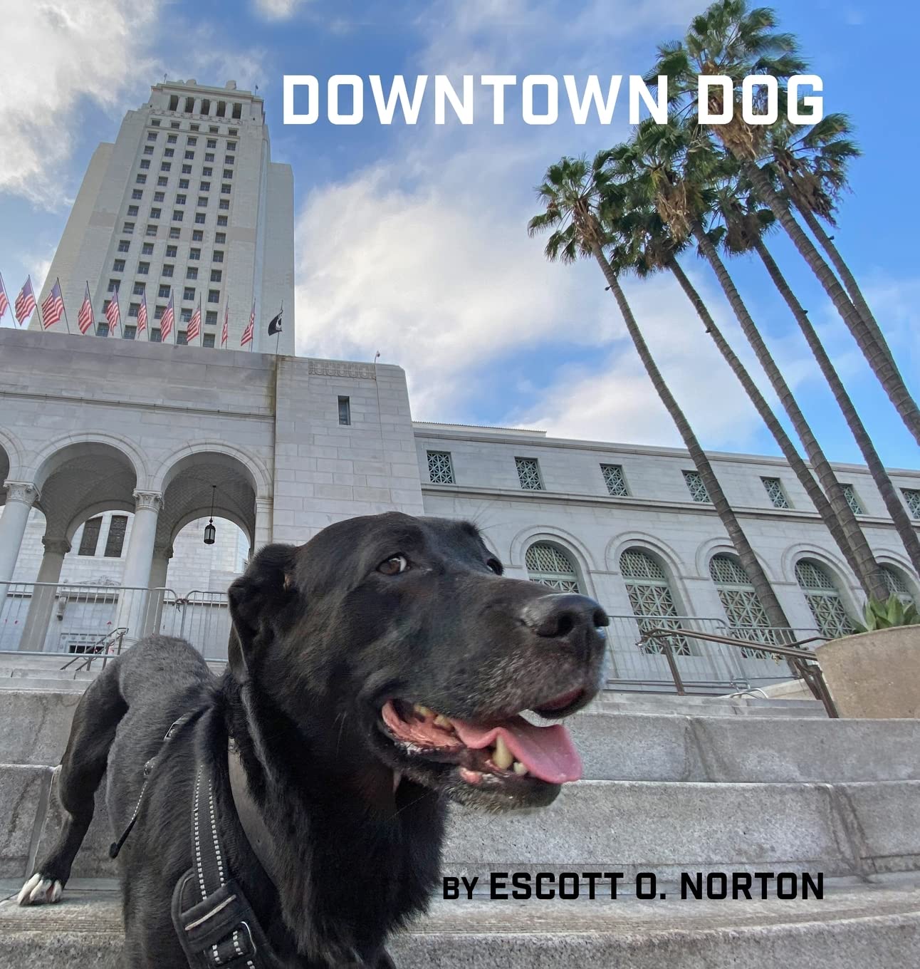 Downtown Dog objet deco chien moderne sculpture resine interieur tendance