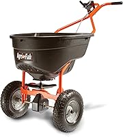 Agri-Fab 45-0614 130 lb Push Broadcast Spreader - Covers 25,000 sq ft for Seed, Fertilizer, Ice Melt - Made in USA