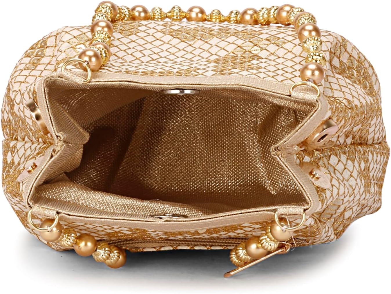 Hand Crafted Designer Potli Bag For Women, Indian Ethnic Designer Potli Bags For wedding/Potli Bags For Return Gift