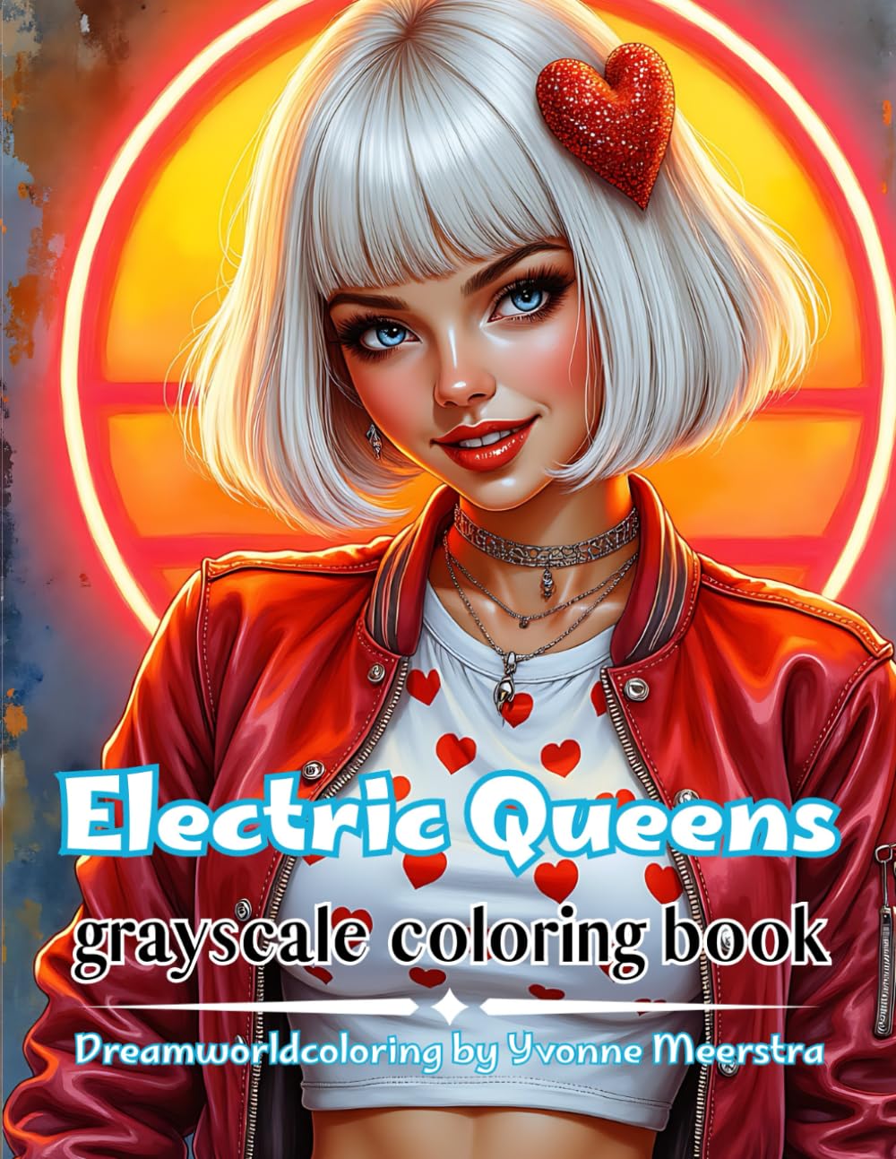 Electric Queens: Bold and Beautiful Portraits to Color – 69 Striking Pop Art Women for Creative Expression and Relaxation