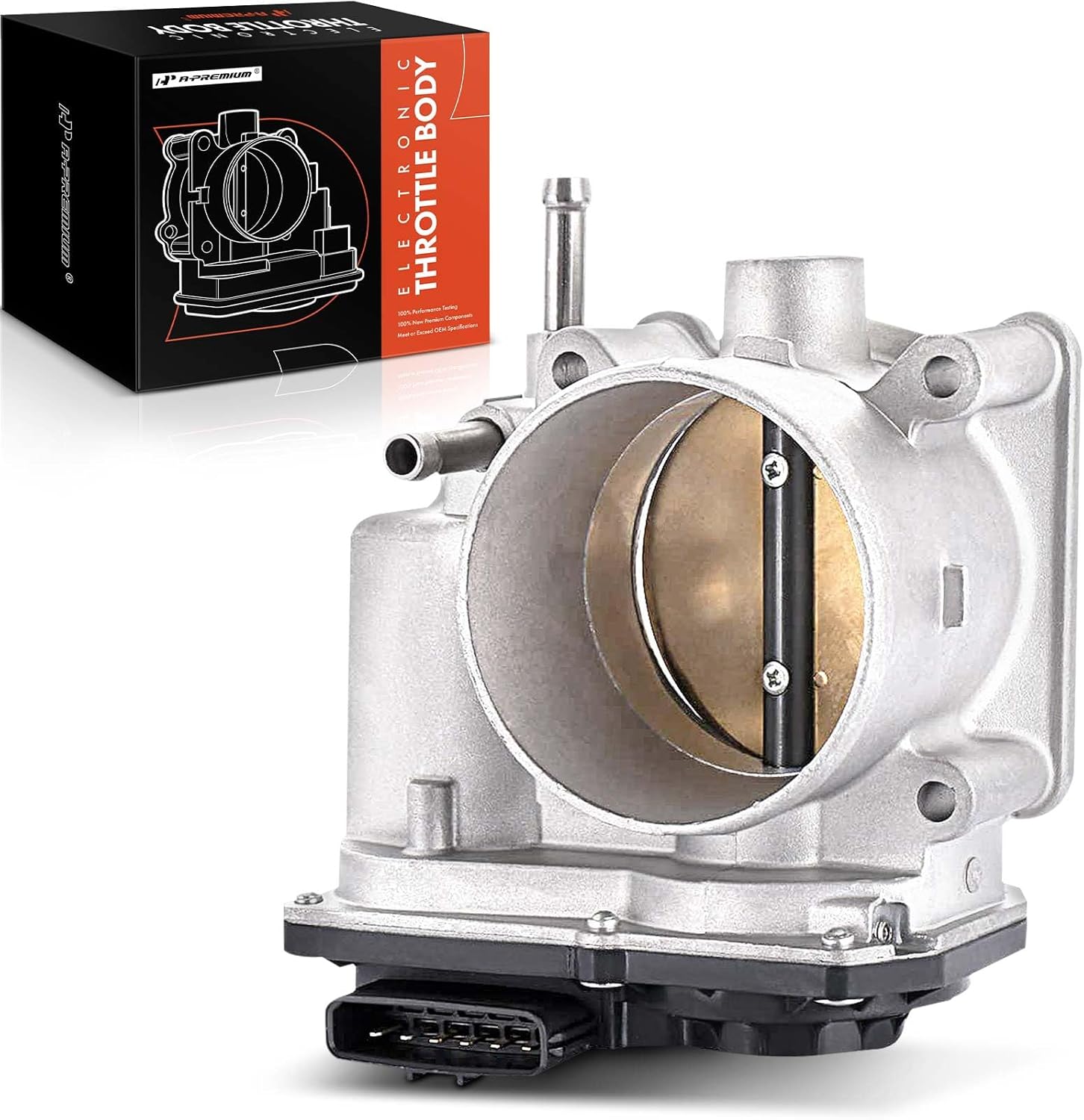 A-Premium Electronic Throttle Body Compatible with Toyota 4Runner 03-09, FJ Cruiser 07-09, Tacoma 05-15, Tundra 05-11, V6 4.0L, Replace# 220300P010, 2203031010