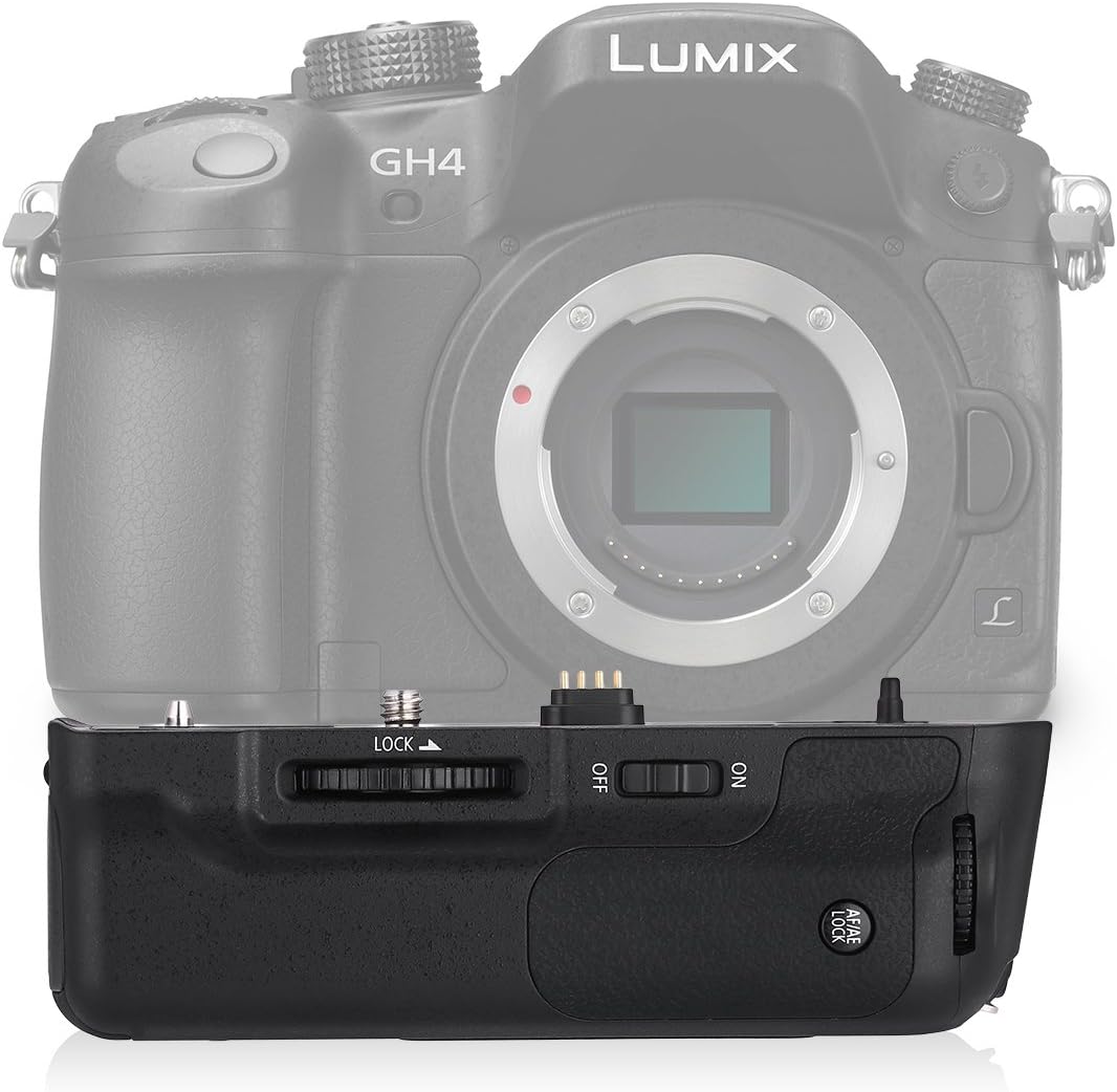 Powerextra DMW-BGGH3 Vertical Battery Grip Replacement GH3 Lumix GH4 Digital SLR Camera