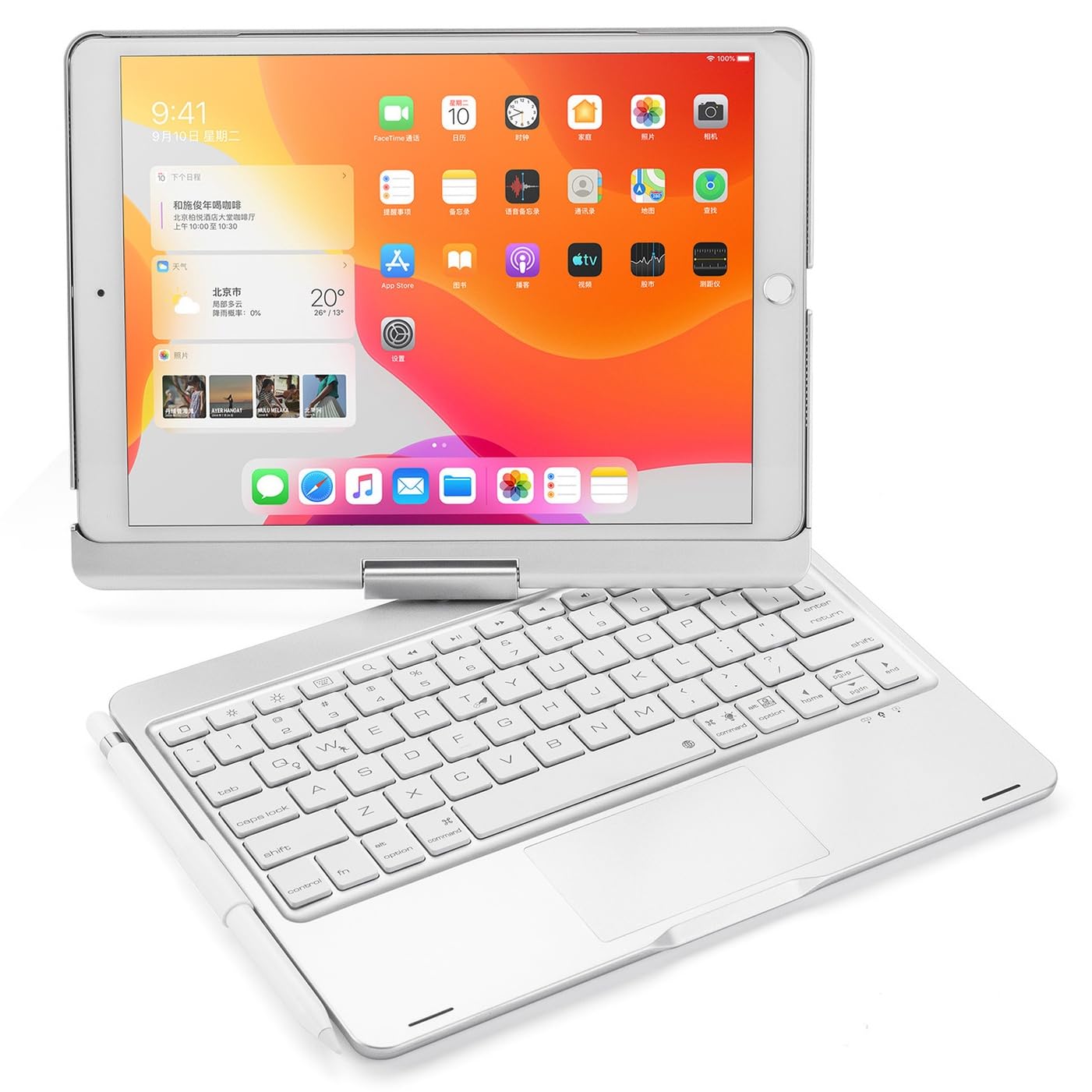 iPad専用キーボードケース 180°折りたたみ 360°回転 Amazon.co.jp: 360°回転 iPad 第9/8/7世代 10.2インチ キーボード