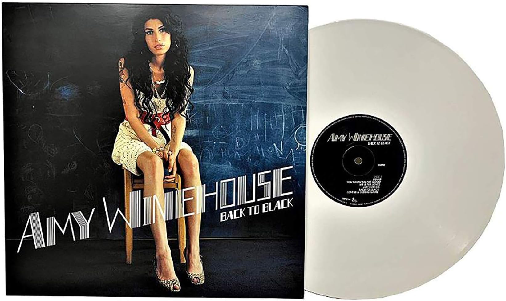 Back To Black - Exclusive Limited Edition White Colored Vinyl LP [Condition-VG+NM]