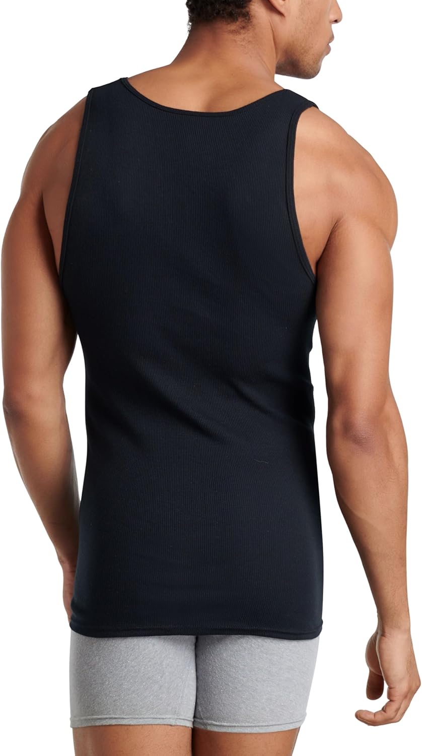 Fruit of the Loom Men's Sleeveless Tag Free Moisture Wicking Tank A-Shirt - Image 4
