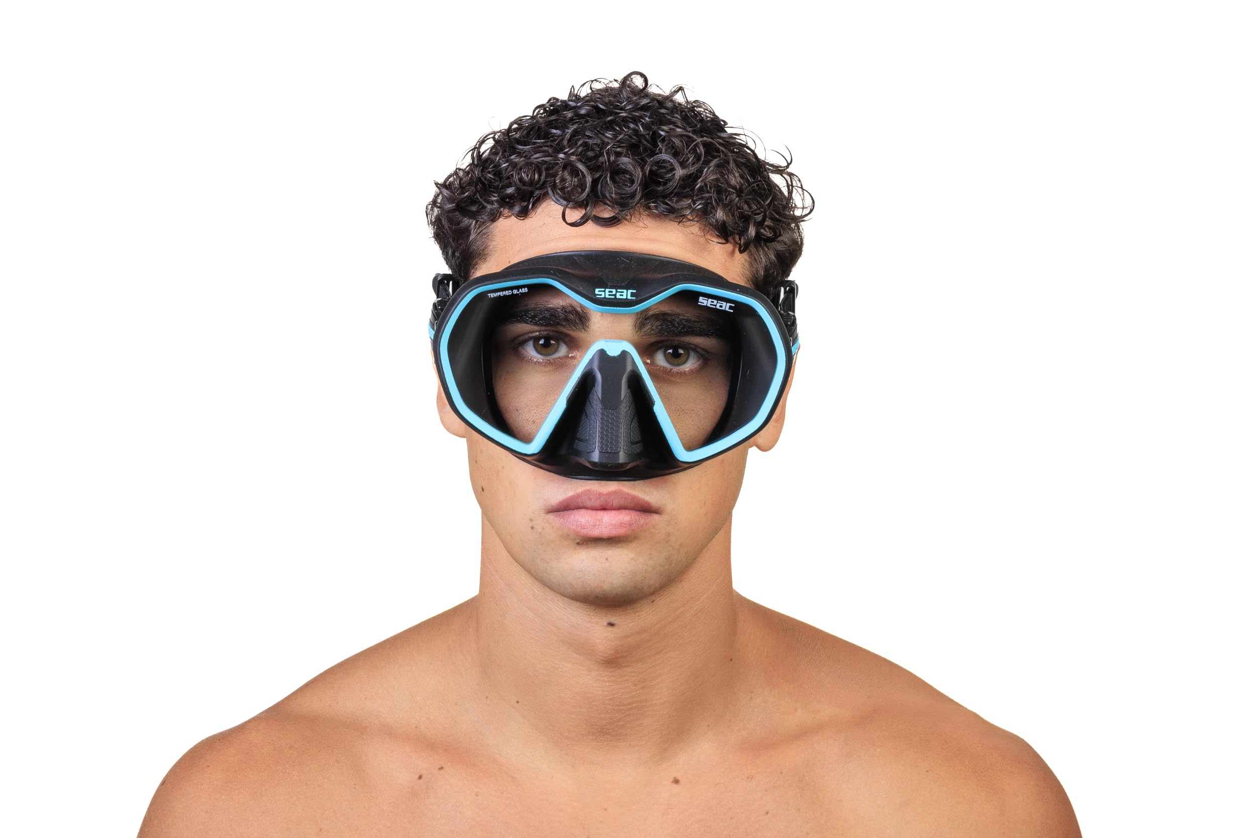 Seac Icona, rahmenlose Einglas-Tauchmaske, 100% Made in Italy