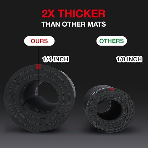 Miniatura 2 de HCPMTUKM Alfombrilla de limpieza de pistola de 36 x 12 pulgadas, doble grosor de 14 pulgadas con resistente al aceite, antideslizante para limpieza