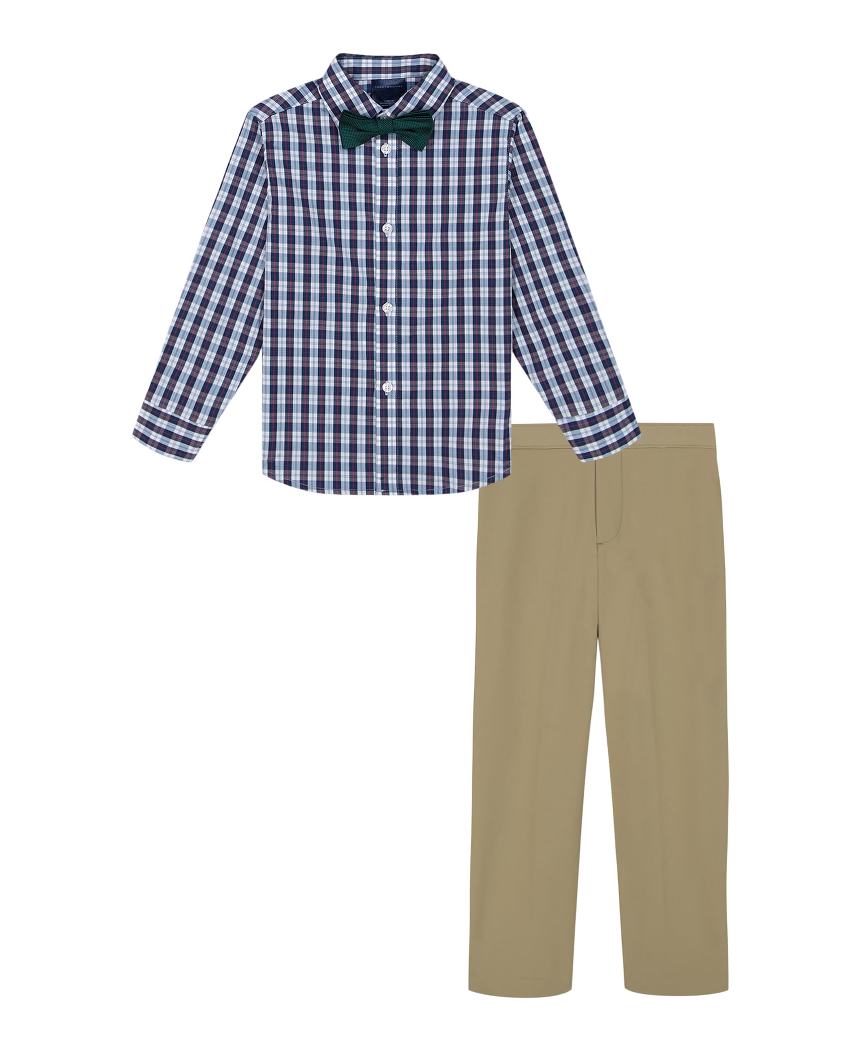 Tommy Hilfiger Set di Pantaloni Eleganti da Lavoro Bambini e Ragazzi
