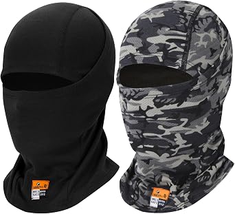 FR Balaclava Summer Face Mask Fireproof for Welding Racing UV Resistant Comfortable All Day Wear Safety Head Cover
