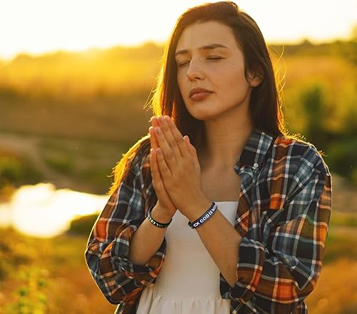 Miniatura 6 de Pulseras con versículo bíblico, 60 unidades, de silicona, a granel, de Jesús, lindas pulseras de colores cristianos, cómodas y ligeras, regalos