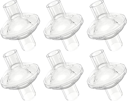 CP-AP Filters Universal Fit in Line CP-AP Filter - Fit 22mm/25mm Tubing for CP-AP/BiP-AP Machines Compatible with Res.Med Phili.ps Respironics Dream-Station by TOMOON 6 Pack