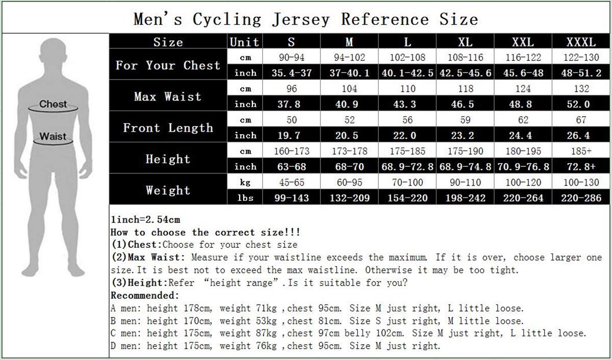 Weimostar Radtrikot Shorts Set gepolsterter Herren Bike Top Anzug