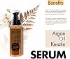 Redist Hair Serum with Keratin & Argan Oil 125ml | Intensive Repair for Dry & Damaged Hair | Anti-Frizz & Split End Treatment | Shine & Smoothness Restoring Hair Oil | Professional Hair Care Serum