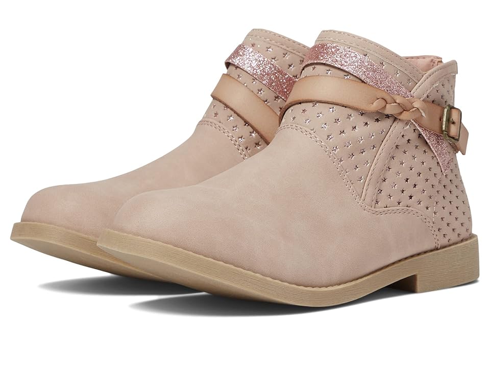 Blowfish Malibu Kids Keeping Up-K (Little Kid/Big Kid) (Sweet Blush Willow/Die Cut/Rose Gold) Girls Shoes INTERNATIONAL SHIPPING