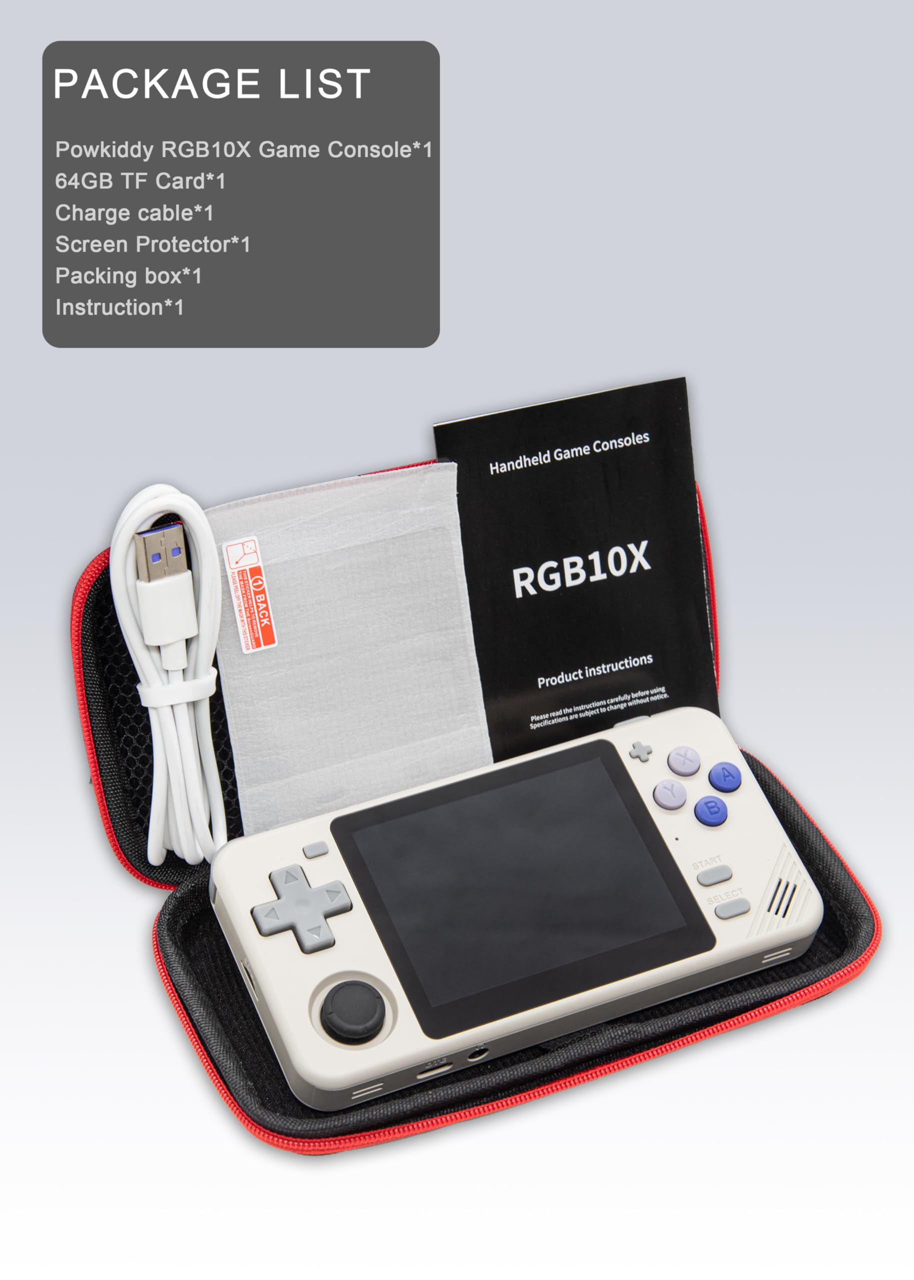 Powkiddy RGB10X エミュレーター機 SDカード付 Amazon.com: Powkiddy RGB10X Handheld Game Console – 8000+ Games