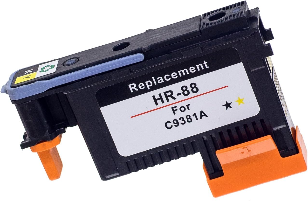 eStoreimport Remanufactured Printhead for HP 88 C9381A BLacK and YELLOW TOP QUALITY REMANUFACTURED