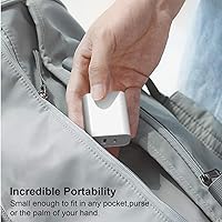 Vista 5 de iPhone Fast Charger,[MFi Certified]2Packs 20W Dual Port PD/QC3.0 USB C Wall Charger with 6FT USB C to Lightning Cable Data Sync Cord For Apple