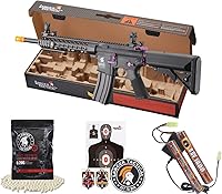 Vista 12 de Lancer Tactical Gen 2 KeyMod Airsoft AEG de 10" con grúa Stock